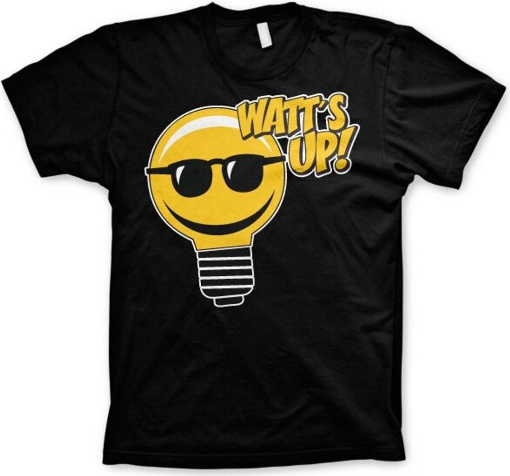 Watts Up! T-Shirt - Large - Black