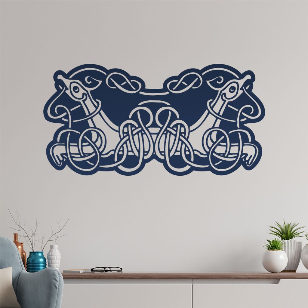 keltische Knoten Wandtattoo in 6 Größen - Wandaufkleber Wall Sticker - Dekoration, Küche, Wohnzimmer, Schlafzimmer, Badezimmer