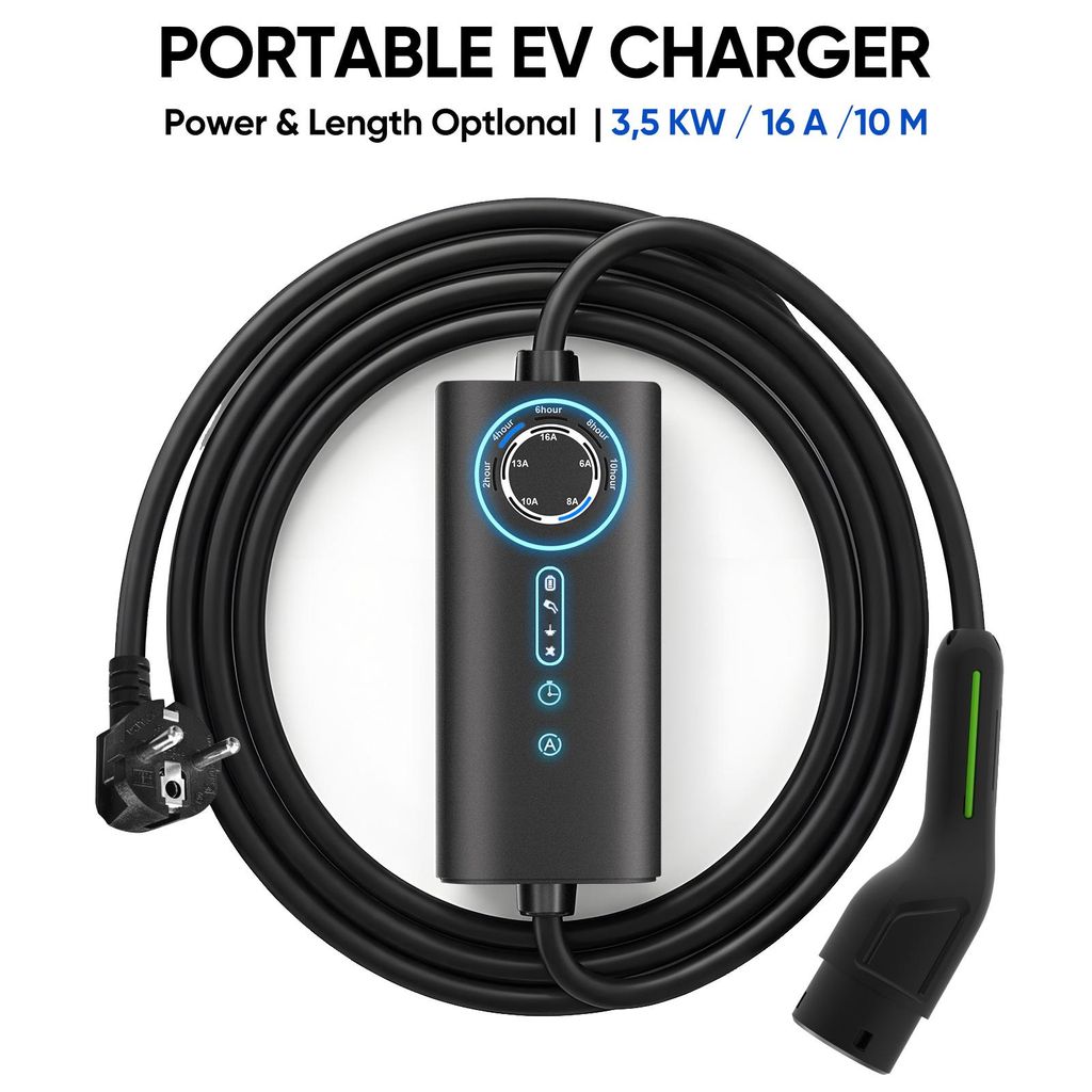 Prenosná nabíjačka pre elektromobily typu 2, 3,5 kW, Obrázok produktu 