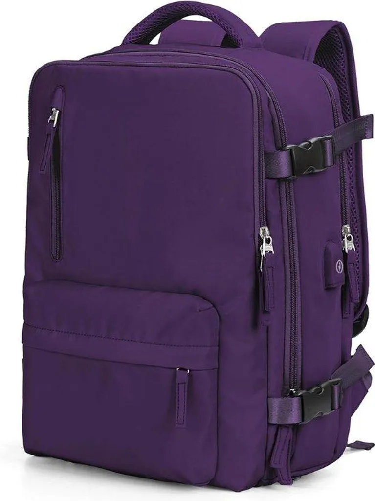 Sac voyage imperméable 40x20x25 cm anti-pluie avec USB pour PC port