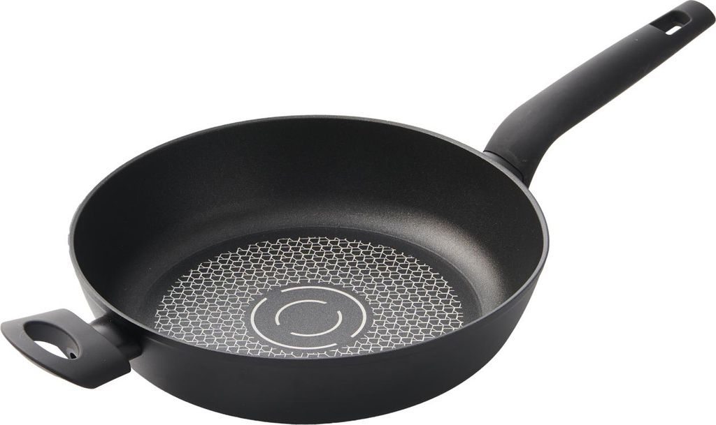 Betty Bossi Bratpfanne hoher Rand Antihaft Backofen tauglich bis 130°C , 28cm