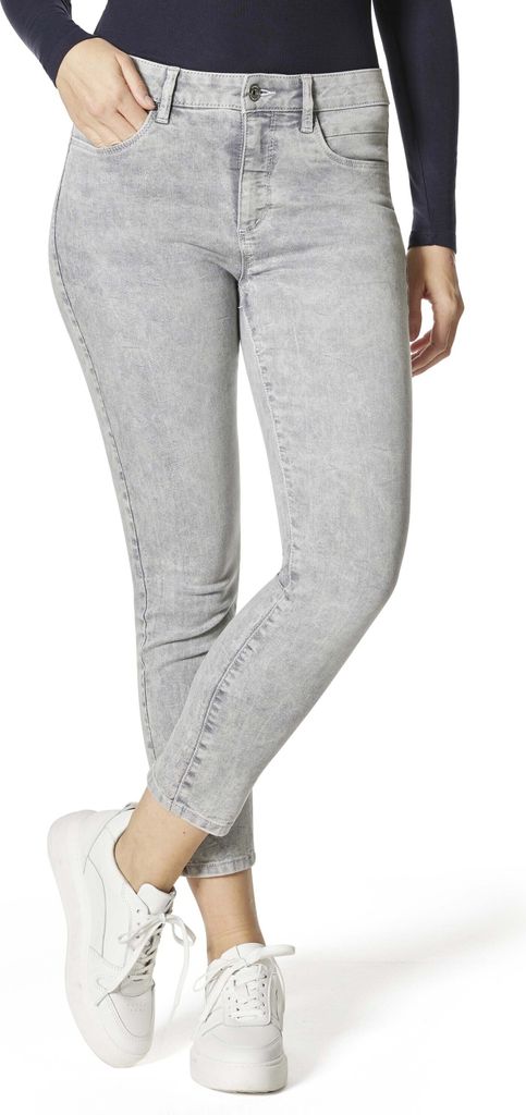 Stooker Women FLORENZ ACID WASH Damen 5-Pocket-Jeans Slim Fit 48 (Länge 26) grey denim acid