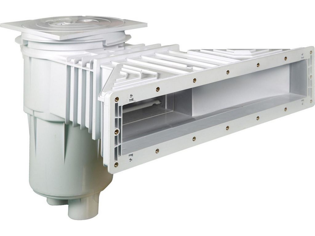 Astralpool Kunststoff Skimmer 17,5 Slim Folienbecken – Weiß Produktbild 