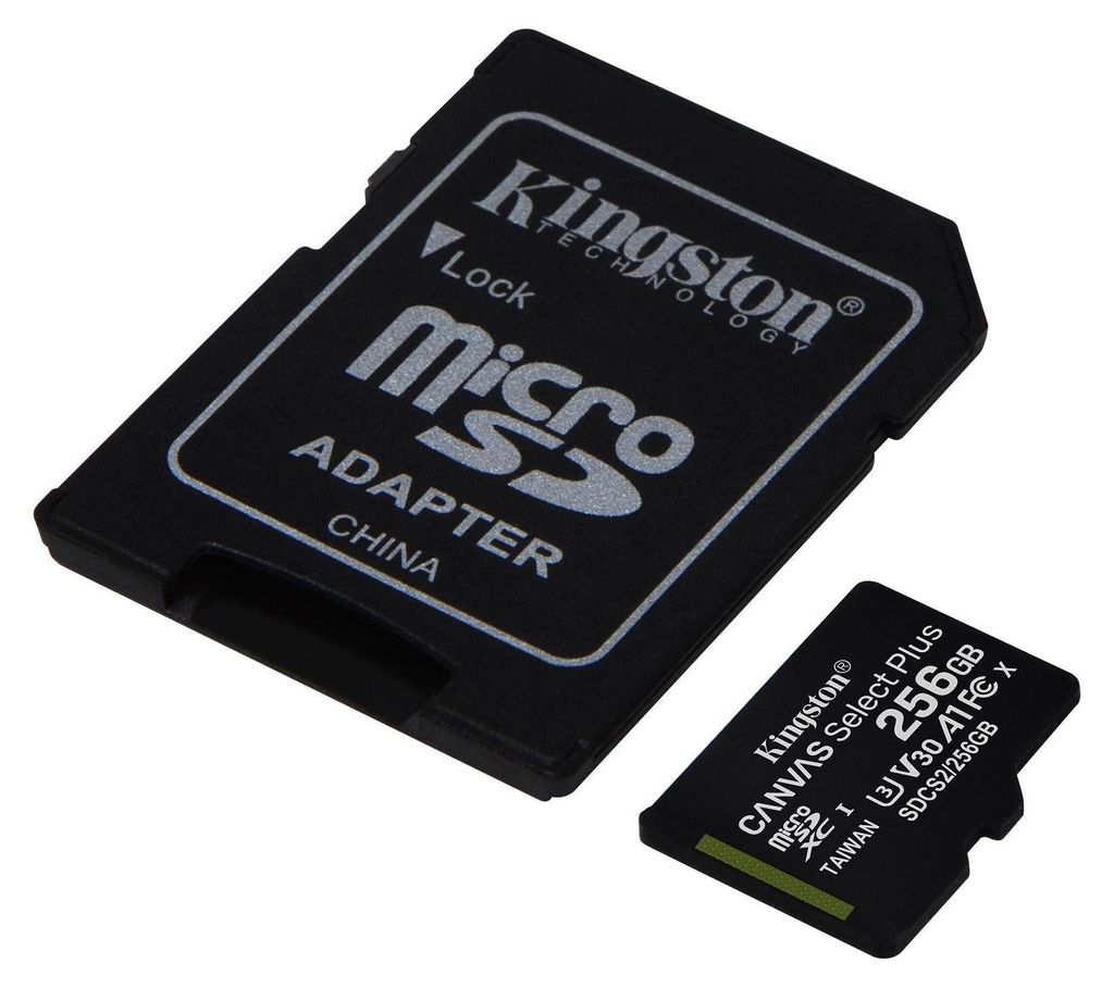 Karta pamięci Kingston Canvas Select Plus microSDXC 256GB Zdjęcie produktu 