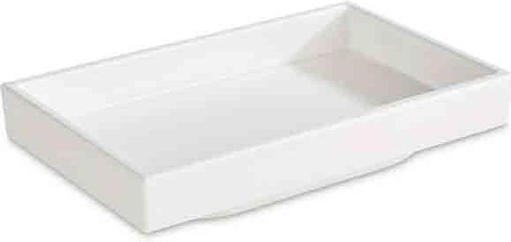 APS 15477 Schale / Bento Box ASIA PLUS, 15,5 x 9,5 cm, Höhe 3 cm, Melamin, weiß