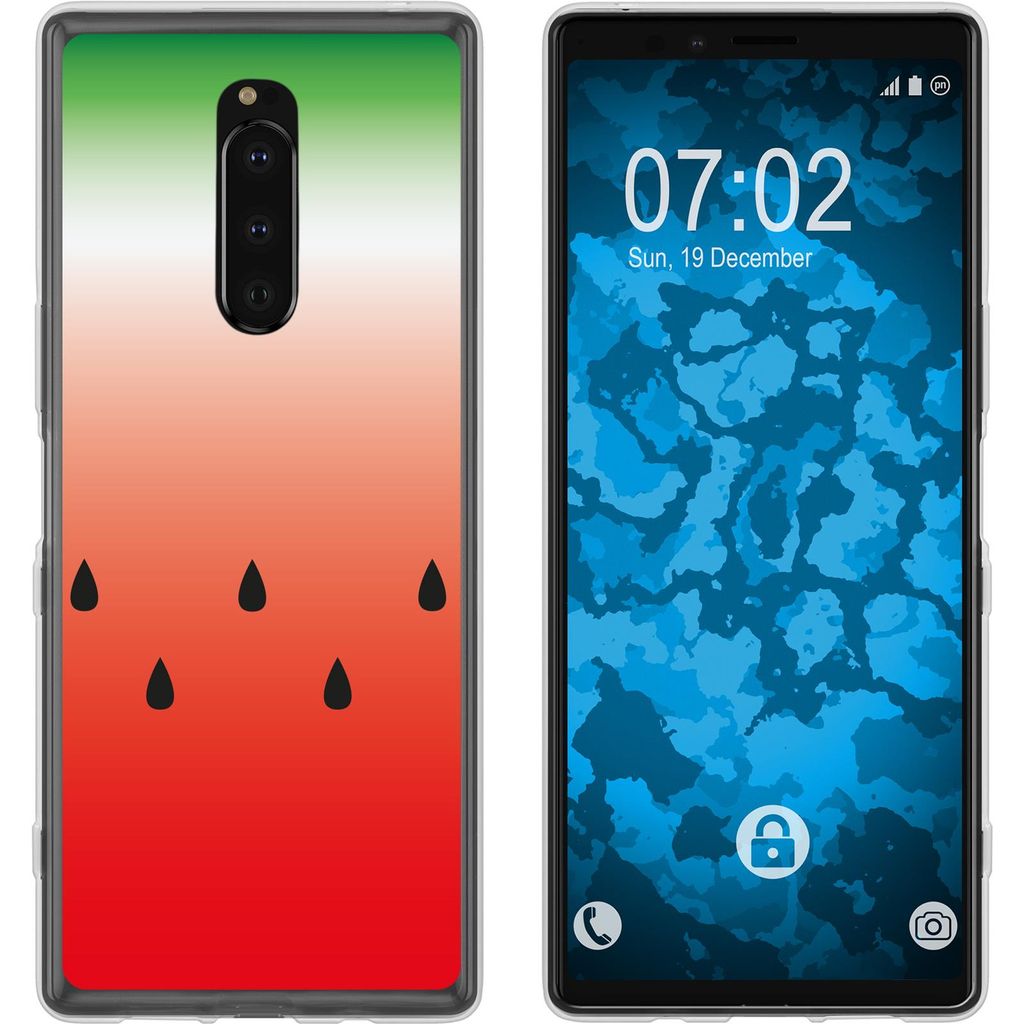 PhoneNatic Case kompatibel mit Sony Xperia 1 Silikon-Hülle Produktbild 