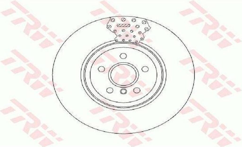 Bremsscheibe TRW DF6605S