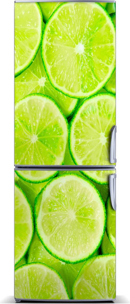 Tulup Kühlschrankdekoration - Magnetmatte - 70 cm x 190 cm - Magnet auf dem Kühlschrank - Zitronen