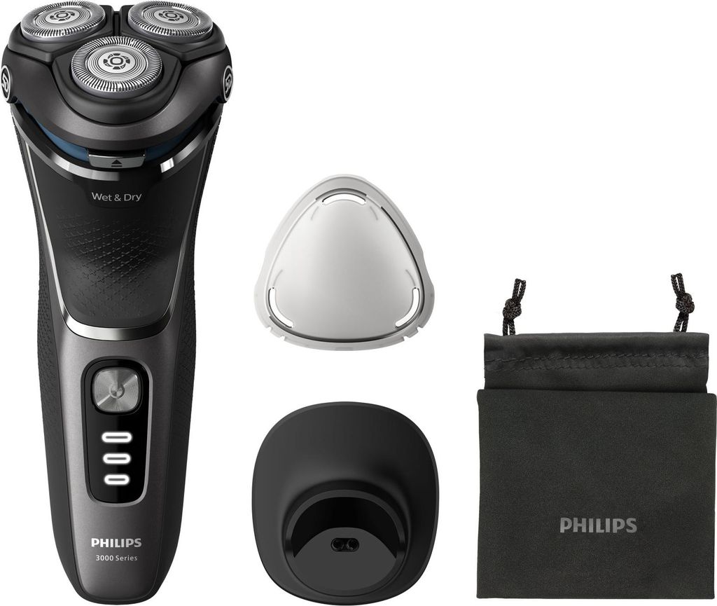 Philips Shaver 3000 Series S3343/13 Elektrischer Nass- und Trockenrasierer