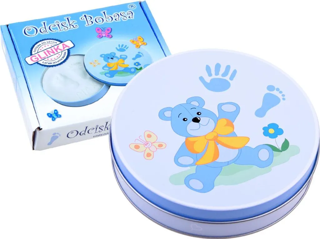 Kit de Moulage Empreinte Bébé Argile Sans Cuisson pour Main et Pied