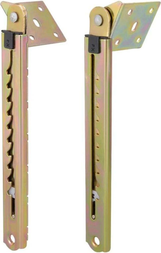 Paar Charnières, Bureau, Pêcheur, unidirektionale Traktion, Tige de Levage, 10-fach verstellbare Charnière-Unterstützung, 250 mm lang
