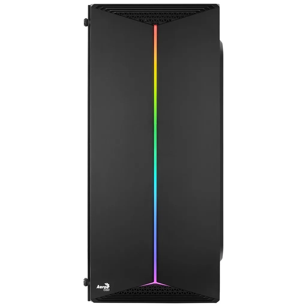 Boîtier PC Aerocool Split Midi Tower Noir avec Ruban LED RGB Stylé - 2