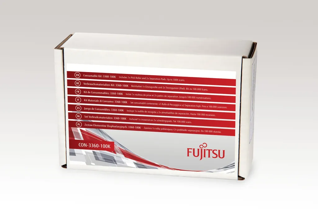 Kit Fujitsu 3360-100K Solution Anti-Bourrage pour Scanner de Documents