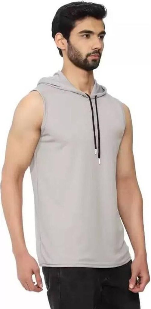 Proact - Kapuzenpullover für Herren/Damen Uni Ärmellos PC7701 (3XL) (Hellgrau)