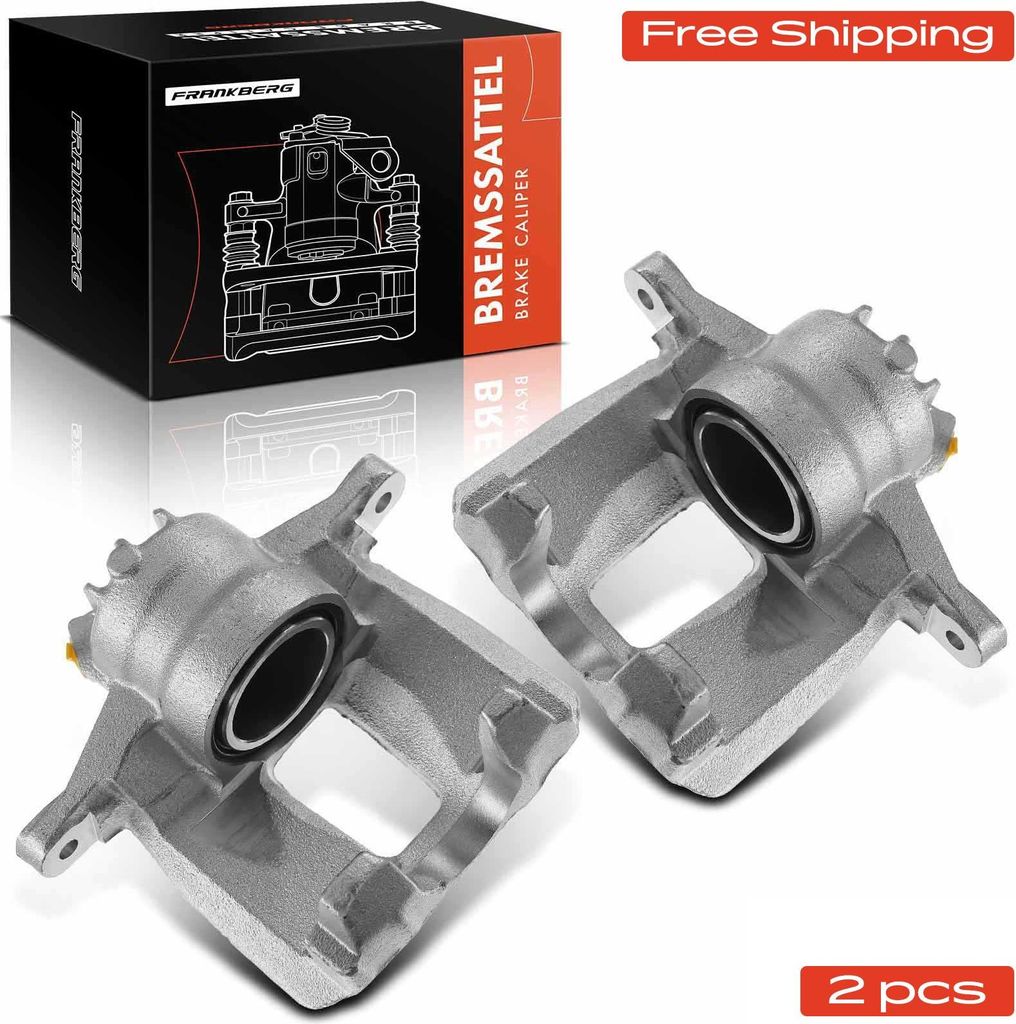 Frankberg 2x Bremssattel Vorderachse für Peugeot 1007 207 CC SW 307 Partner Combispace Tepee