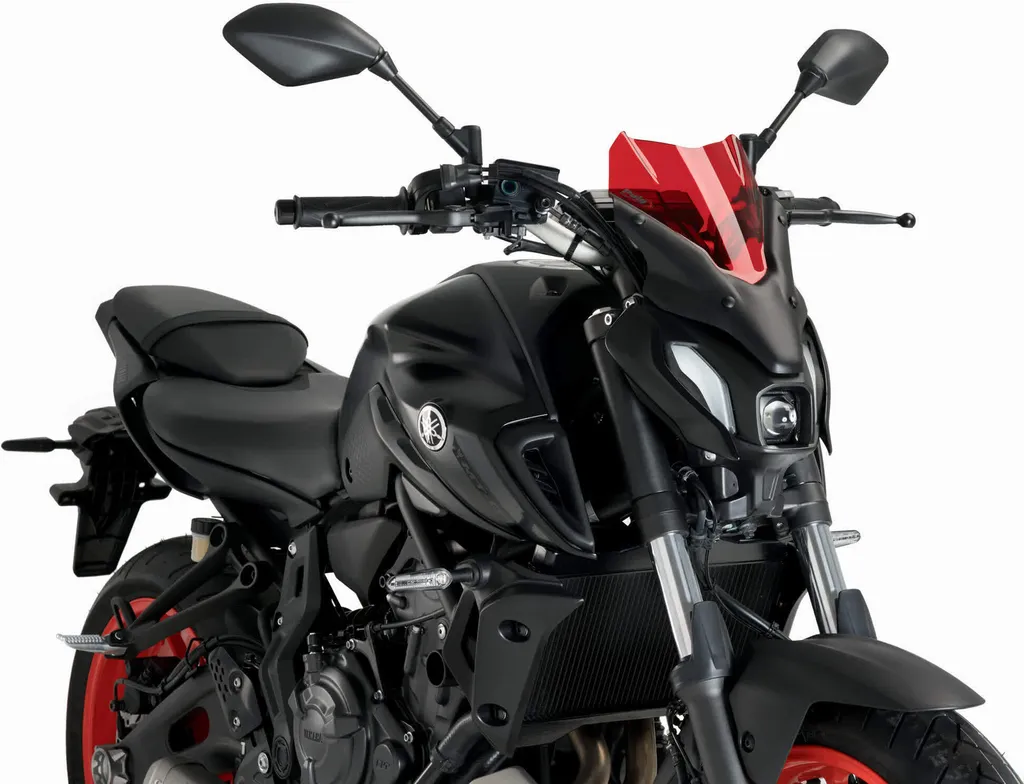 Bulle Puig Rouge Yamaha ABE : Finies les Turbulences en Moto Naked