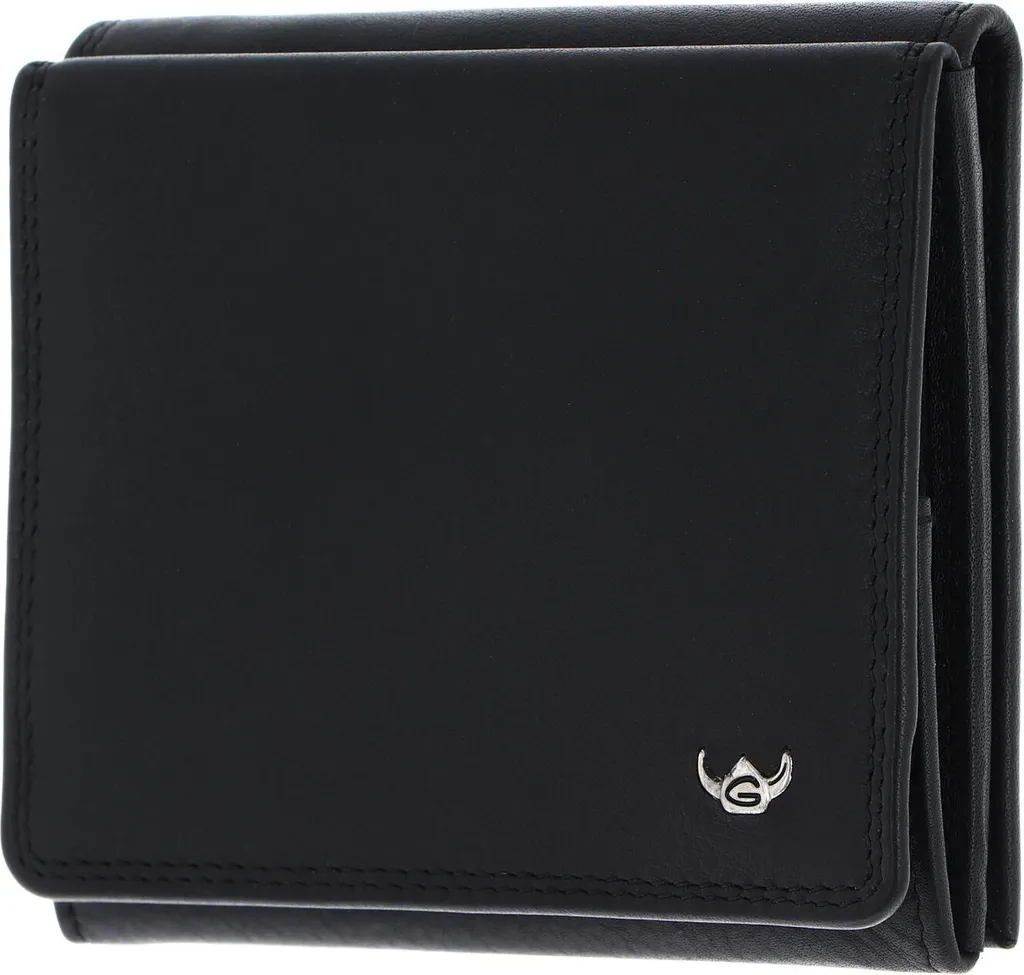 Golden Head Polo Portafoglio Scatola Viennese RFID Pelle Nera 1921