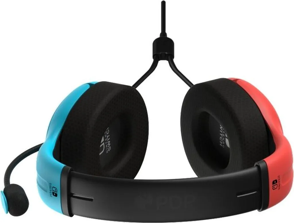 Casque Stéréo LVL40 PDP 500-162-EU-BLRD pour Nintendo Switch Bleu et Rouge - 11
