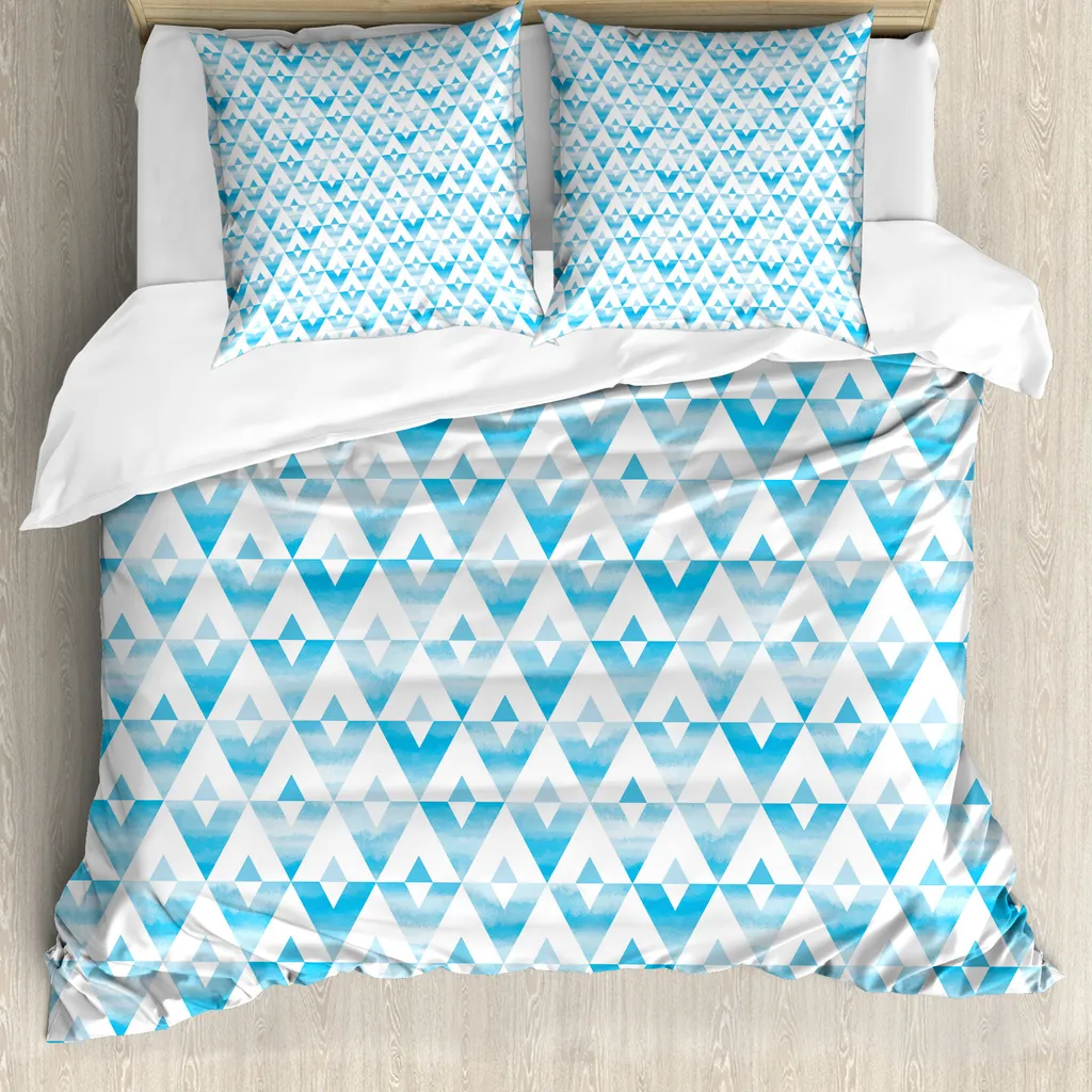 Copripiumino Anallergico ABAKUHAUS Azzurro - Sicuro per Allergici