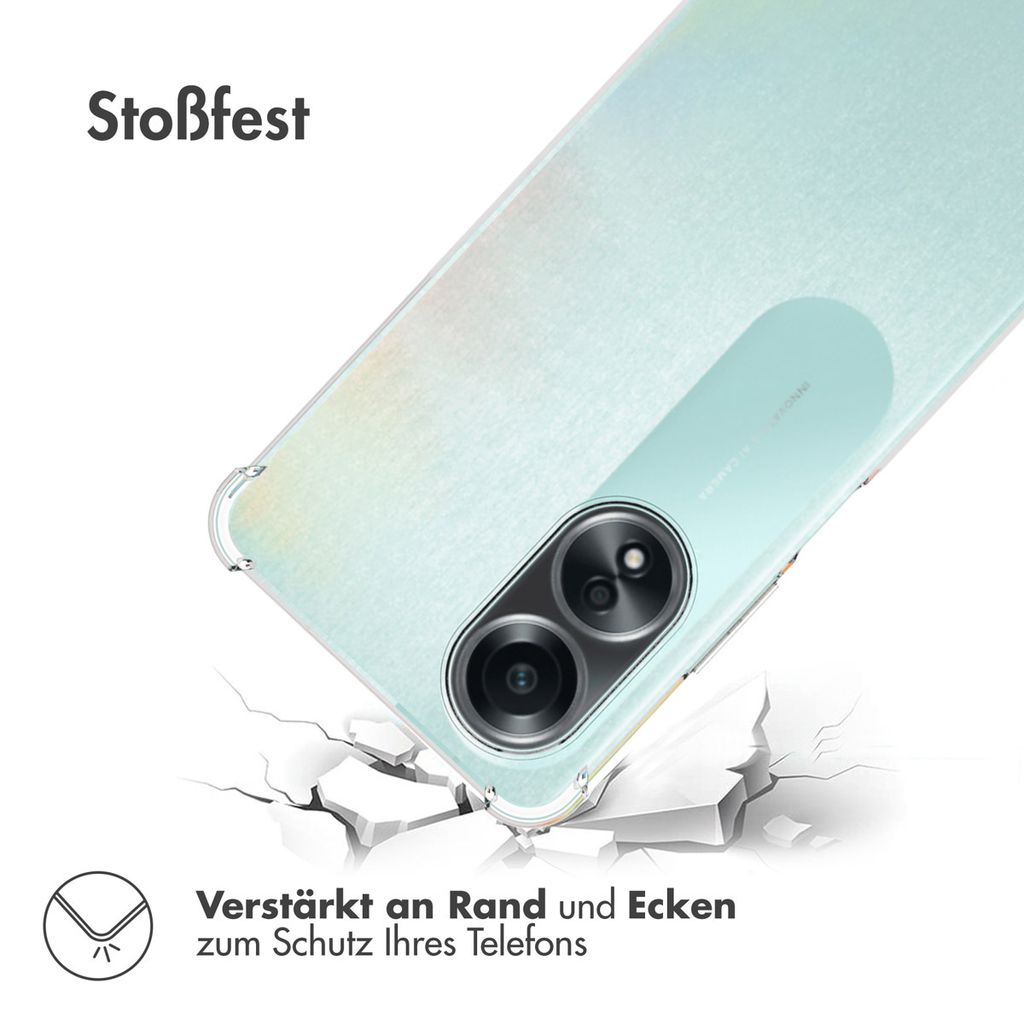 SEAHAI Handyhülle Für Oppo A58 4G – Kirschblüten Design, Transparent & Stoßfest | TPU Silikon Hülle Mit Blumenmuster