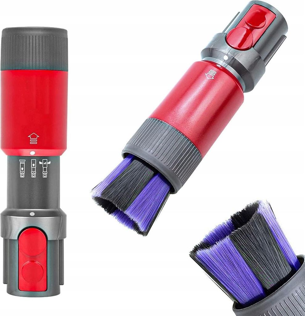 Rosfix – Staubpinsel für Dyson Staubsauger | Ultrafeine PBT-Borsten 0,05 mm Antistatik-Technologie | Für V8 V10 V11 V12 V15