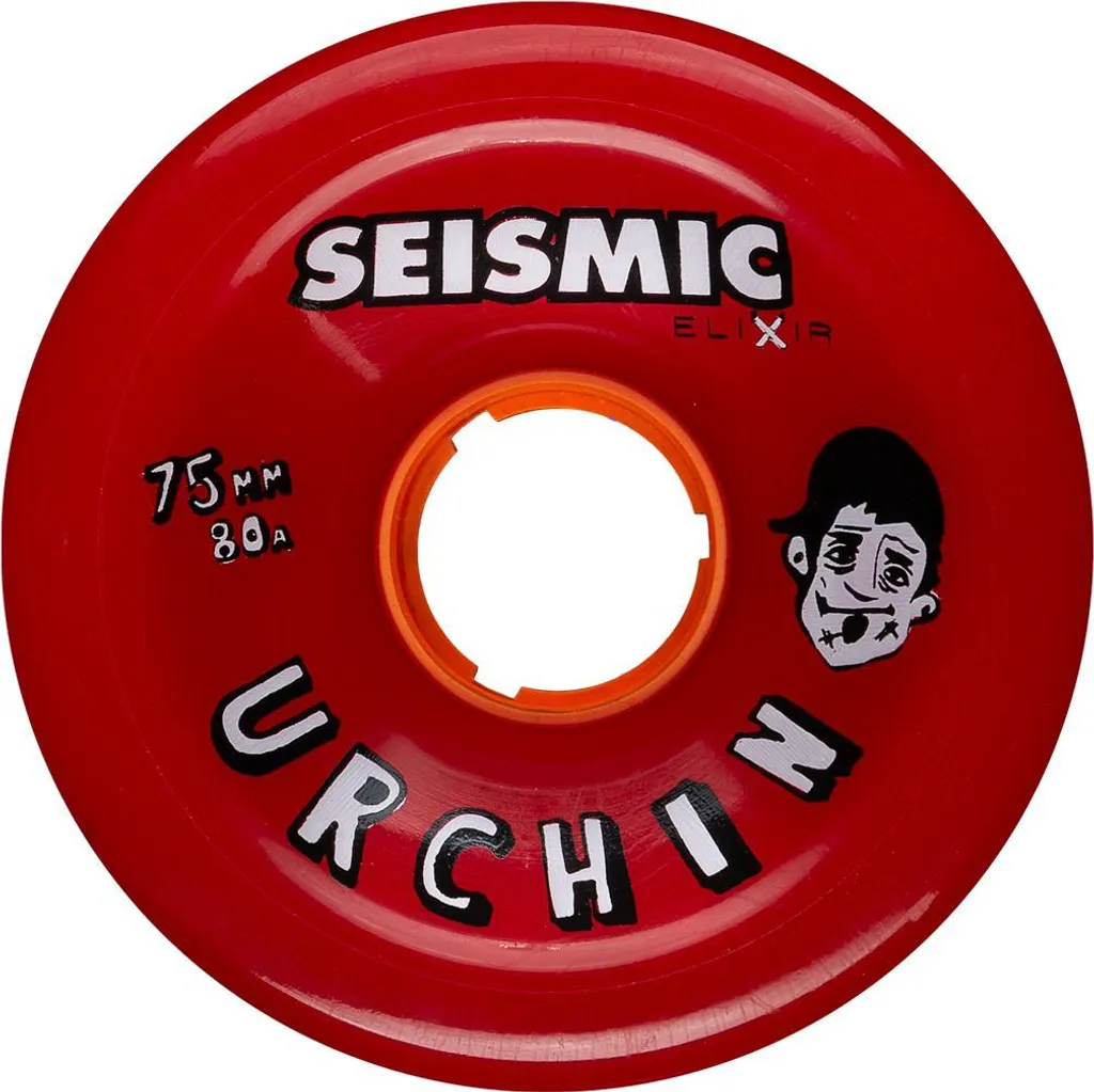 Roues de Skate Seismic Urchin 75x48 mm 80a Idéales pour Cruising et Slide