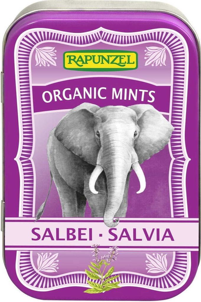 Rapunzel - Bonbons à la mentheet à la sauge - 50g Image du produit 