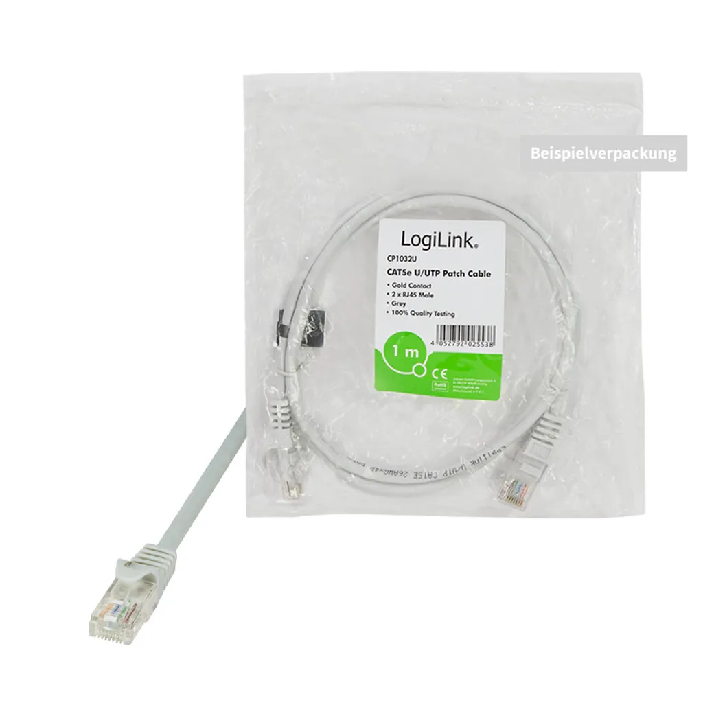 Cavo Patch LogiLink 20m CAT 5e Grigio | Ideale per Ufficio e Casa - 5