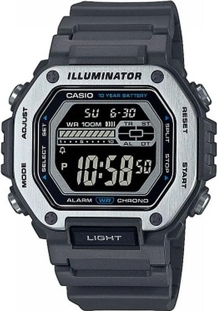 Montre numérique homme Casio MWD-110H-8BVEF étanche 100m sport
