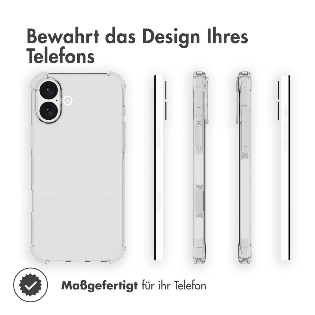 Migliore Custodia iPhone 16 imoshion Shockproof - Trasparente e Forte - 4