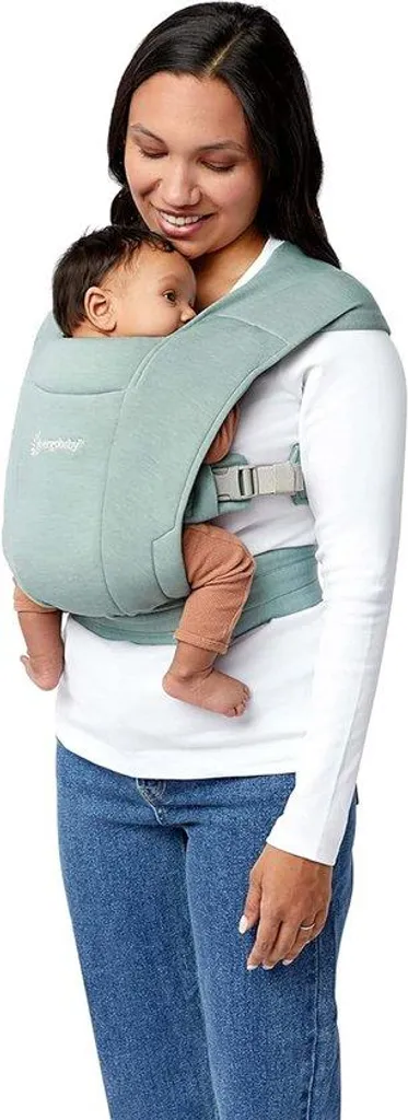 Porte-bébé physiologique compact avec ceinture de maintien - Vert
