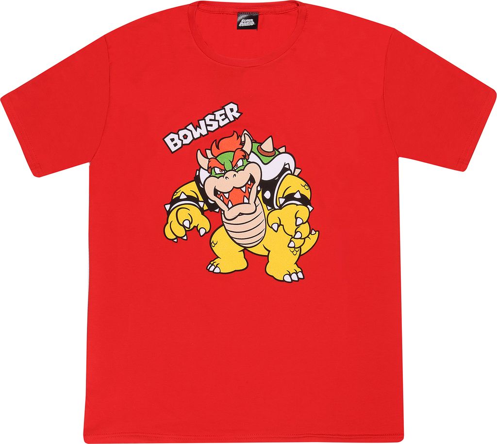 Nintendo Super Mario - Bowser - Red T-Shirt - Größe 146