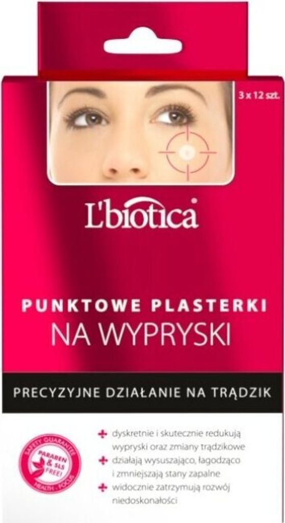 L`BIOTICA Spot Patch - präzise Wirkung bei Akne 3x12Stk