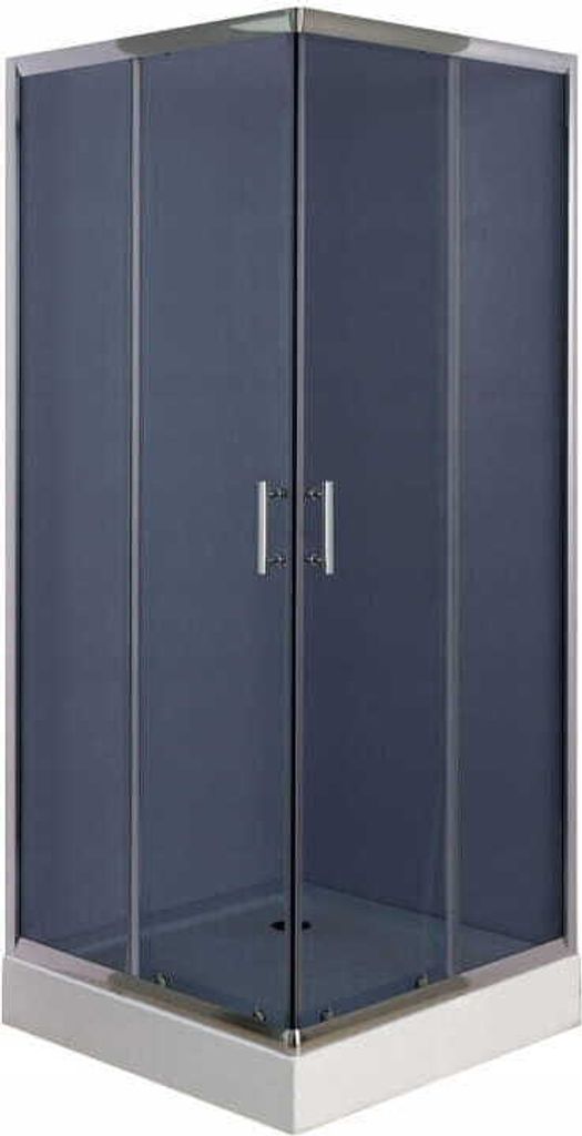 Eck-Duschkabine quadratisch 90x90x195 cm