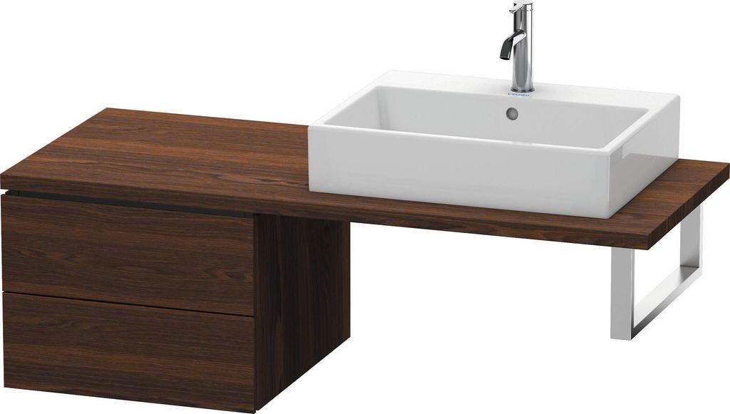 Duravit Konsolenunterschrank L-CUBE 400 x 520 x 547 mm nussbaum gebürstet