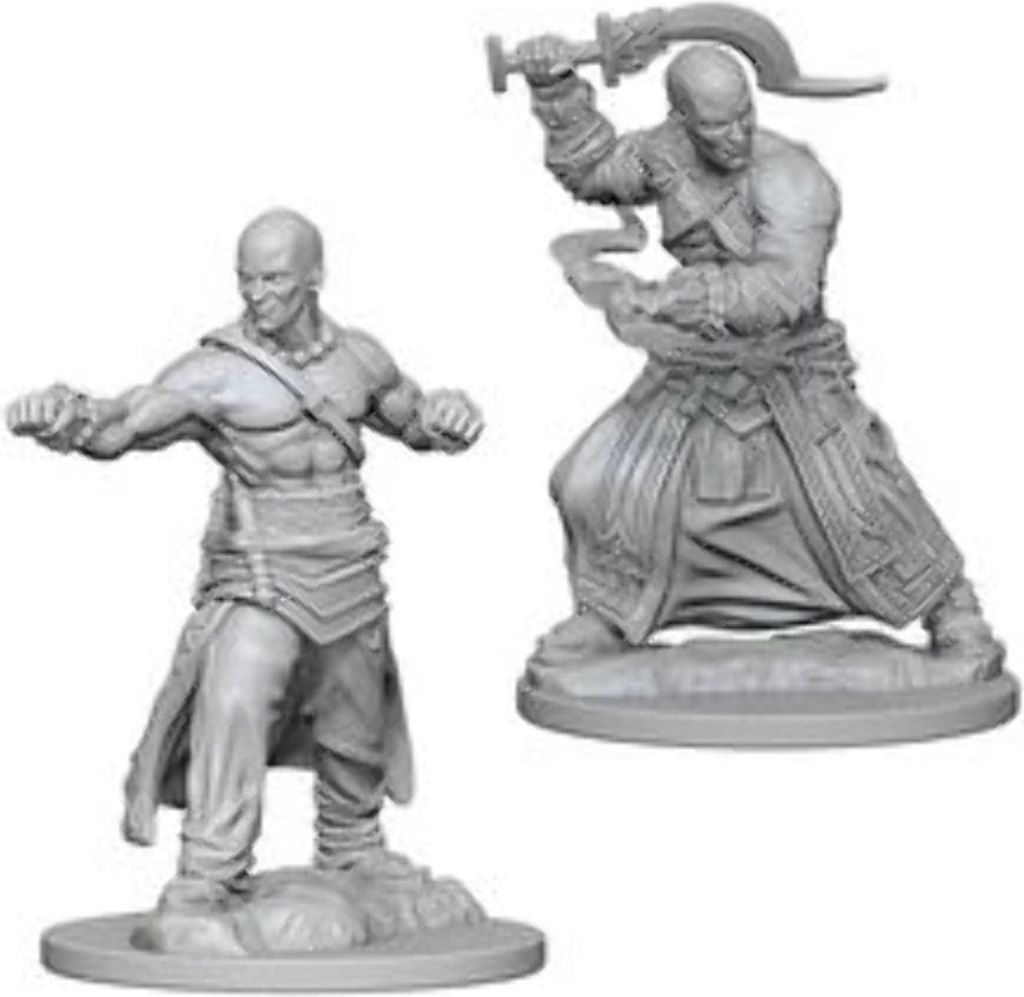 Pathfinder Deep Cuts unbemalte Miniaturen (W1) - Menschliche männliche Mönch