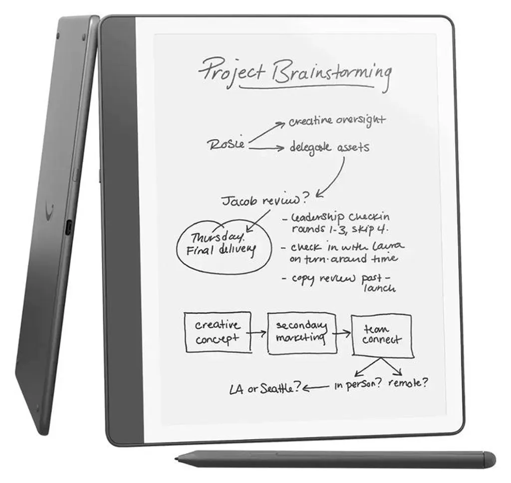 Liseuse bloc-notes Kindle Scribe 64GB et son Stylet Premium Tungstène
