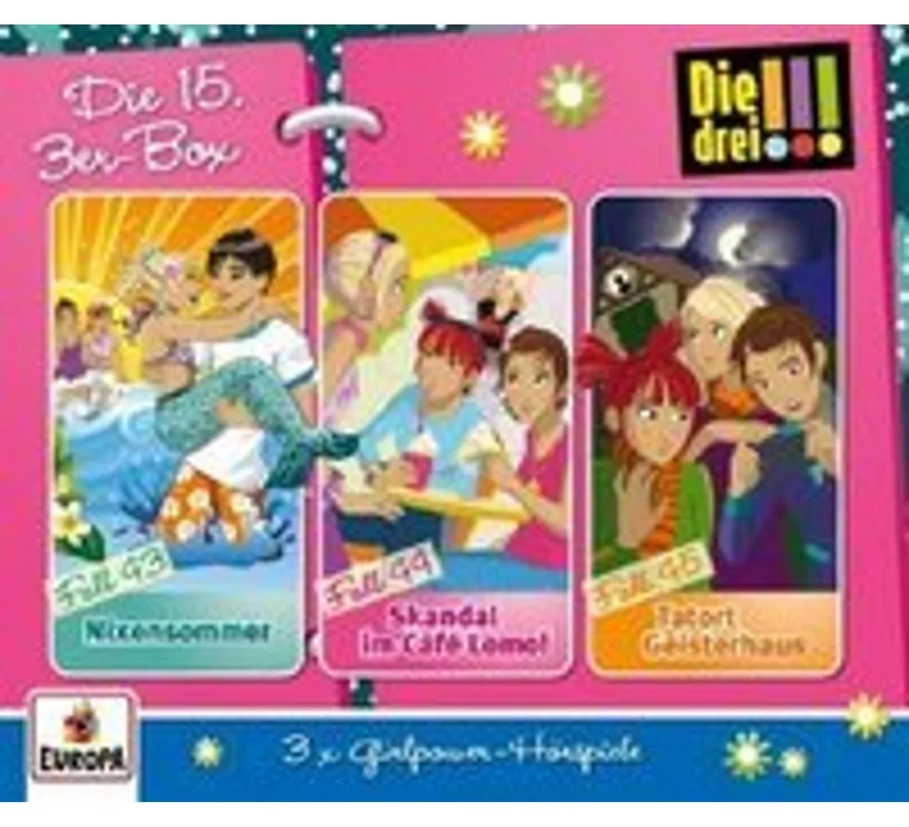 Die drei !!! 3er Box 15 idéal pour les longs trajets en voiture - 3 CD