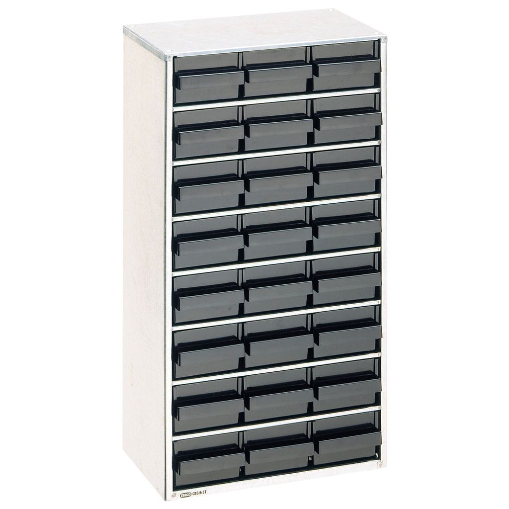 raaco 1224-02, 24 Regale, Stahl, Schwarz, 26,4 kg, 306 mm, 150 mm