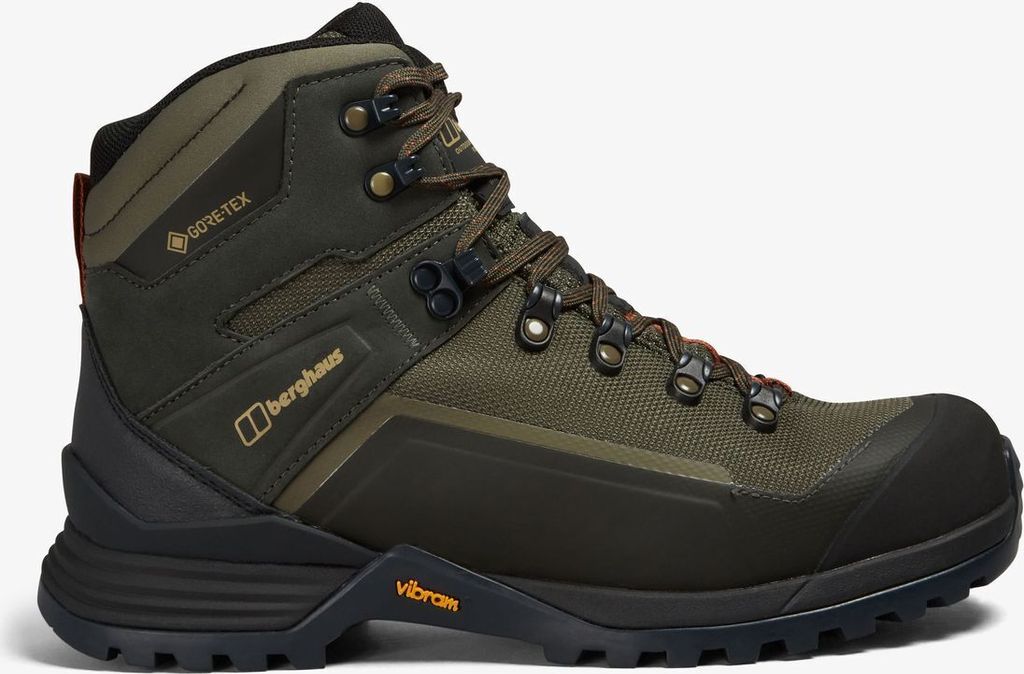 Storm Trek Gore-Tex Boot, Herren Wanderstiefel, 9.5 (44), PEAT/FOREST NIGHT/ALOE/CARAMEL, Berghaus