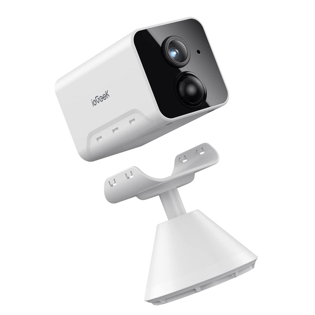 ieGeek 1080P HD Überwachungskamera Innen Akku,WLAN 2.4GHz Ip Kamera mit Nachtsicht, PIR Bewegungserkennung, Zwei-Wege-Audio,Cloud/Speicher Karte,IP65