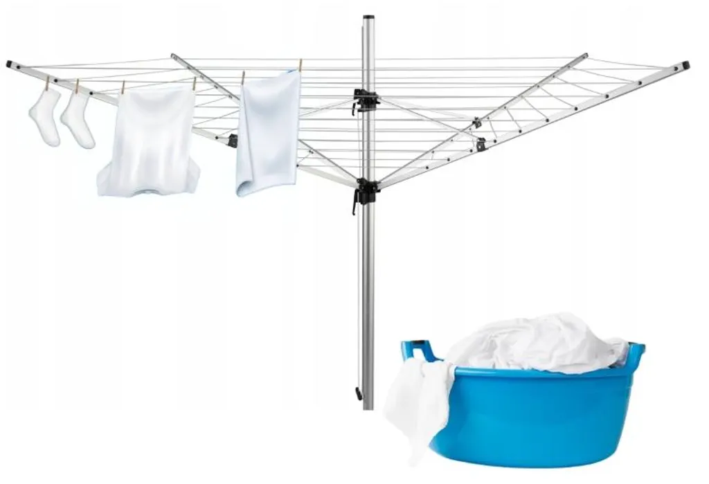 Séchoir à linge de jardin 200 x 195 cm idéal pour draps et grandes lessives