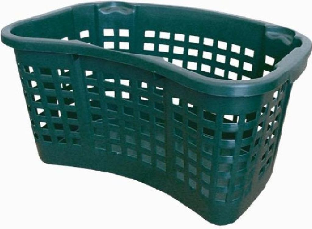 Voller ovaler Korb 25l 20 kg grün