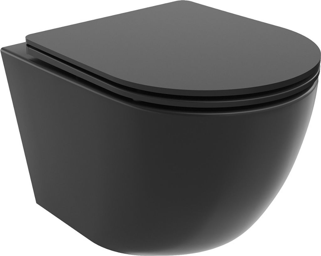 Mexen Lena WC mísa Rimless s pomalu padající deskou slim, Obrázek produktu 