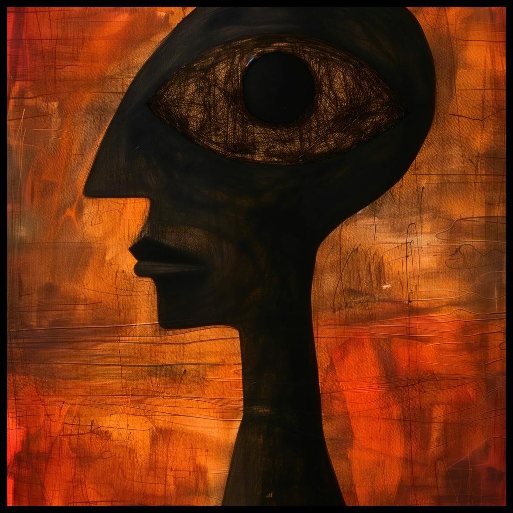 Plakat 70x70cm Tiefer Einblick