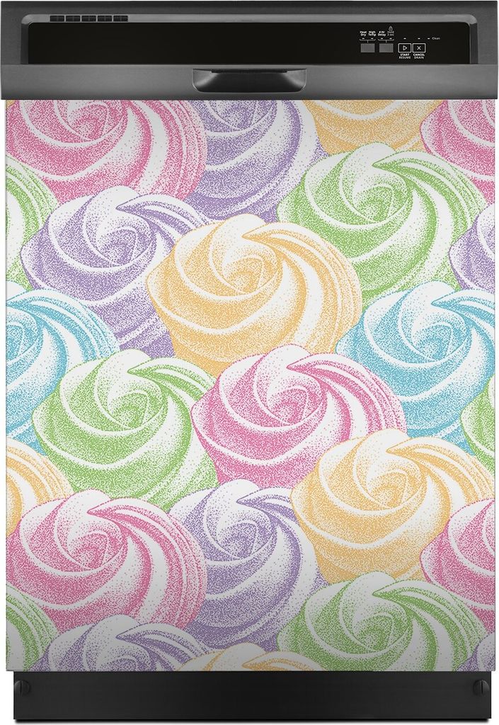 Aufkleber sticker 60x70 cm Dekorative folie Spülmaschine - Süß Kuchen Dessert Cafe