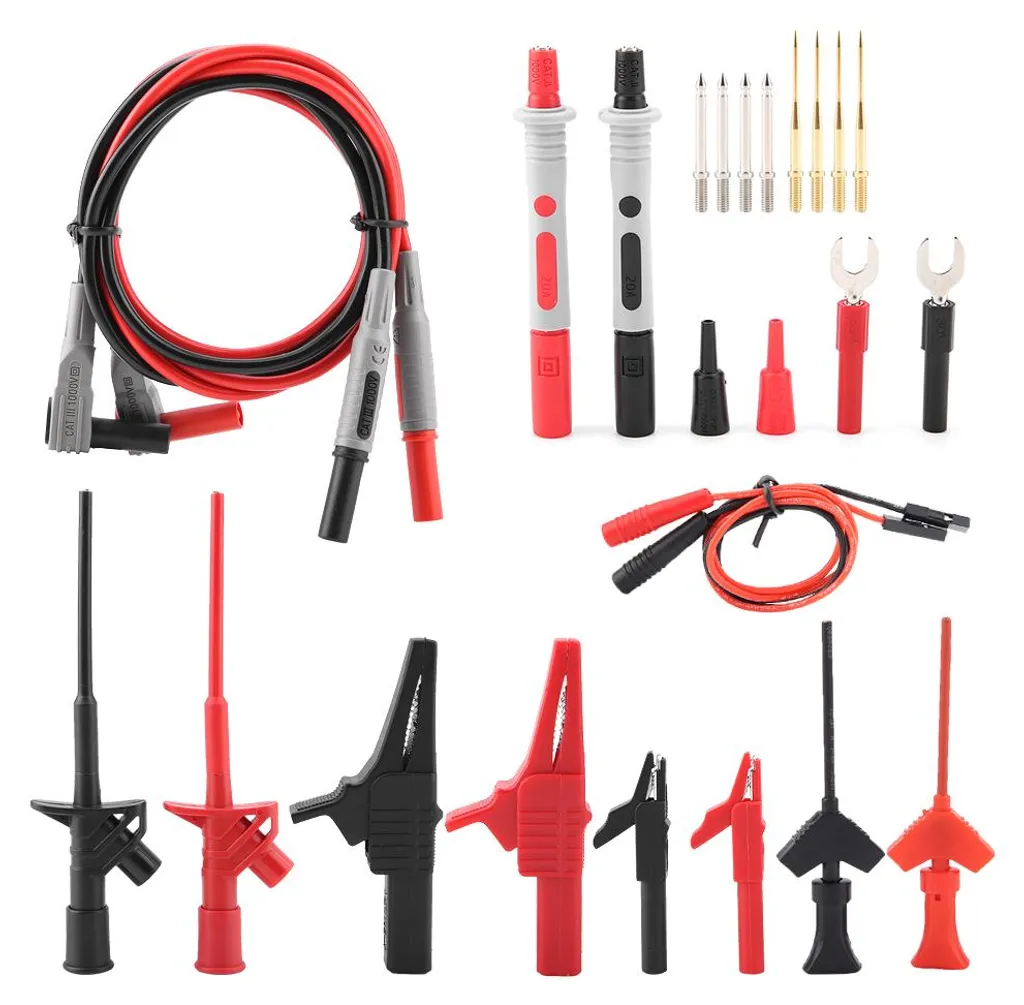 Kit P1300E de 24 pointes de mesure et câbles multimètre interchangeables