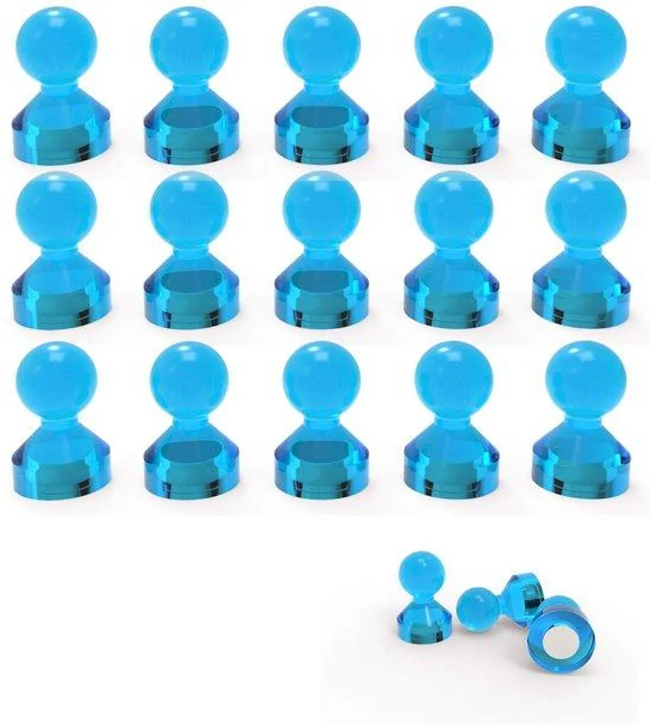 Aimants néodyme 11 mm blancs lot de 18 pour fixer sans jamais glisser