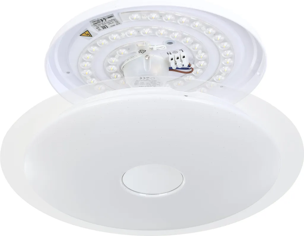 Plafonnier LED Lanciano 1 : Solution Éclairage Modulable avec Effet Cristal - 5