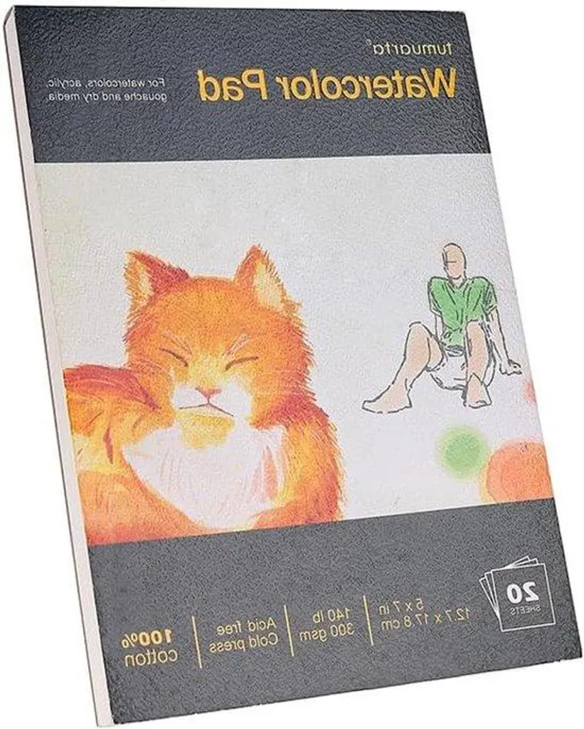 Rouleau papier aquarelle 100% coton pour paysages et croquis longs